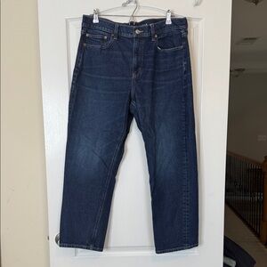 American Eagle Super High Rise Ankle Straight Leg Jeans 14 / 32